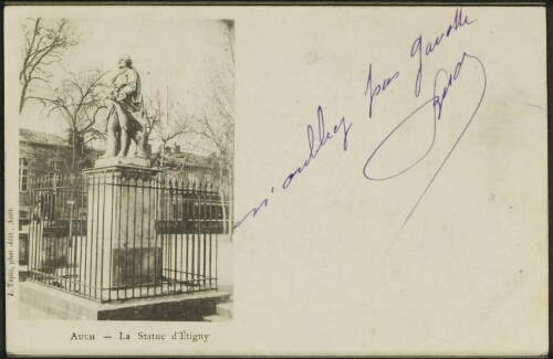 Auch  -  La Statue d'Etigny