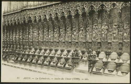 Auch  -  La Cathédrale - Stalles du Chœur (1529)