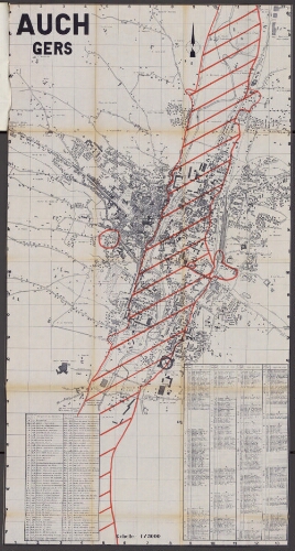 "Plan zone submergée : inondations du 8 juillet 1977"