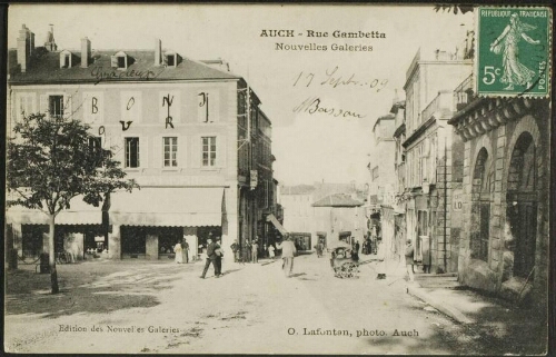Auch  -  Rue Gambetta. Nouvelles Galeries
