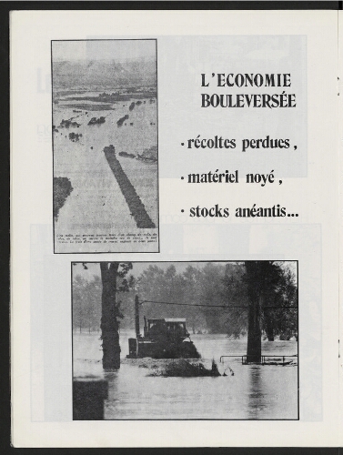 [Plaquette édité au profit des sinistrés des inondations] "Gers : convaincre pour survivre" (page 18)